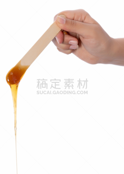 蜂蜜,蜡,刮刀,分离着色,热,部分,背景分离,棍,化妆用品,纹理
