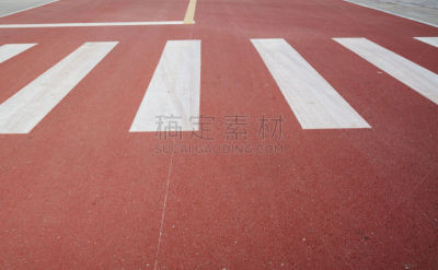 行人交叉路标志,路,红色,平视角,安全的,交通,图像,斑马线,人行横道,道口标志