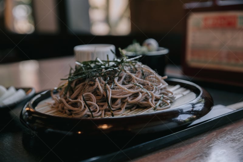 荞麦面,背景,汤,木制,传统,蔬菜,热,天麸罗,狸子,食品