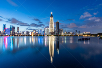 深圳,金融区,夜晚,什刹海,云景,云,现代,著名景点,户外,天空