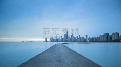 芝加哥市,城市,数字2,商务,城市生活,伊利诺斯州,云景,云,黄昏,现代