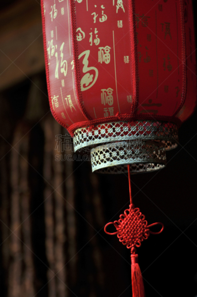 红色,悬挂的,货摊,灯笼,肉,密封食品,下巴,户外,暗色,传统