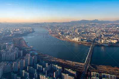 韩国,城市天际线,首尔,商务,照明设备,交通,迅速,现代,著名景点,朝鲜半岛