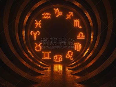 背景,霓虹灯,星座,概念,算命,标志,线条,三维图形,发光,算命