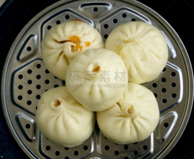 白色背景,中式小笼包,分离着色,白色,有机食品,生食,背景分离,清新,饮食,食品