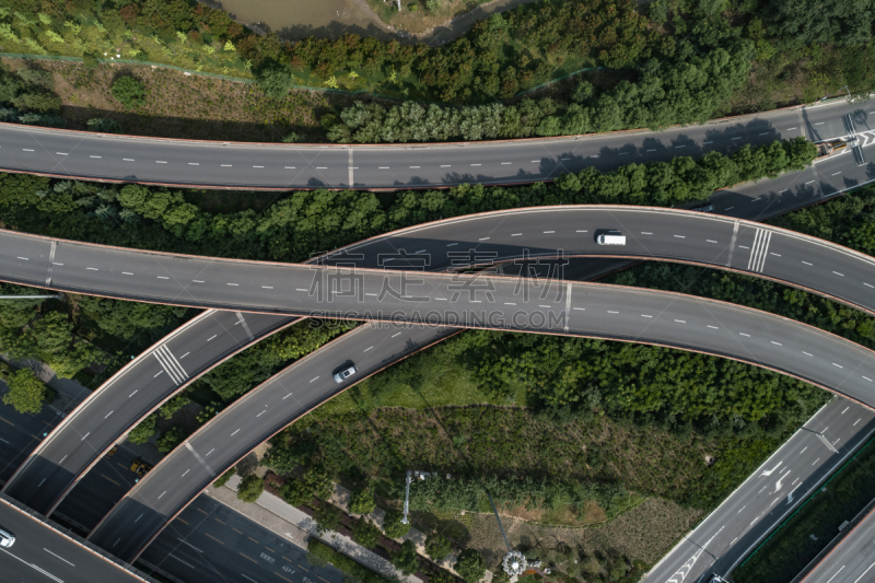公路,都市风景,卡车,汽车,交通,路口,交通方式,多车道公路,现代,建筑业