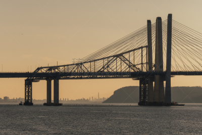 New and old Tappan Zee Bridge