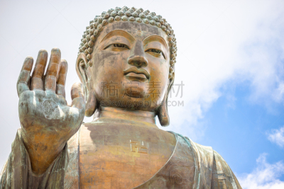 佛,青铜,巨大的,桨叉架船,天坛大佛,宝莲禅寺,圆柱全景,高大的,坐