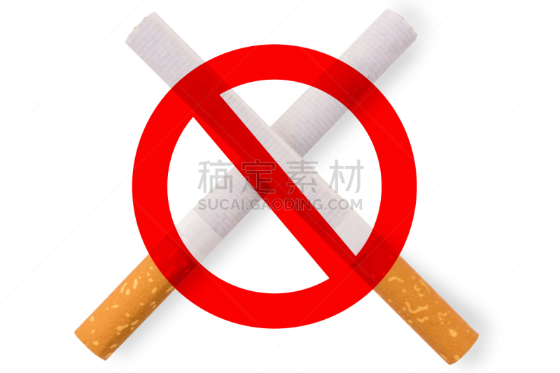禁止的,禁止吸烟,香烟,标志,数字2,横越,风险,健康保健,平和