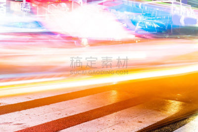 纽约,交通,黄昏,长时间曝光,街道,抽象,国际著名景点,城市生活,暗色,光轨