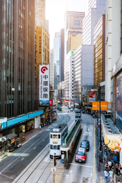 街道,中环,垂直画幅,市区路,忙碌,十字路口,都市风景,现代,建筑业,彩色图片