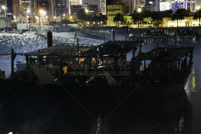 科威特,塔,科威特塔,建筑外部,风景,图像,光轨,波斯湾,无人,户外