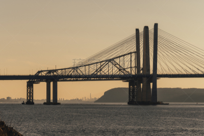 New and old Tappan Zee Bridge