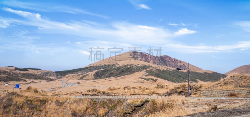 天空,褐色,干的,山,秋天,平原,青绿色,水平画幅,云