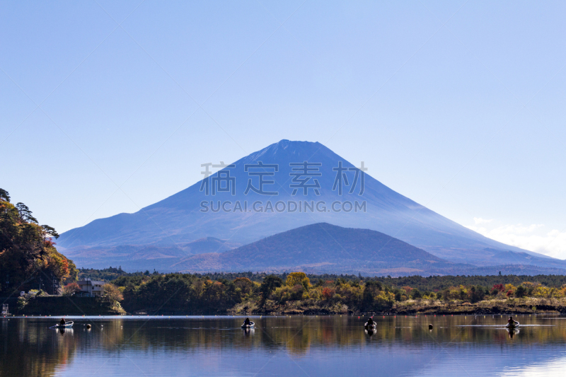 湖,富士山,上下颠倒,山,云景,世界遗产,著名景点,自然美,户外,精进湖