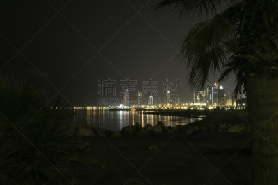 科威特,塔,科威特塔,建筑外部,风景,图像,光轨,波斯湾,无人,户外