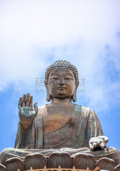 佛,青铜,巨大的,高大的,地球,宝莲禅寺,桨叉架船,天坛大佛,坐
