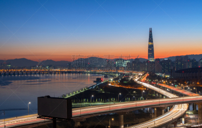 韩国,城市天际线,首尔,商务,交通,著名景点,朝鲜半岛,户外,办公室,城市