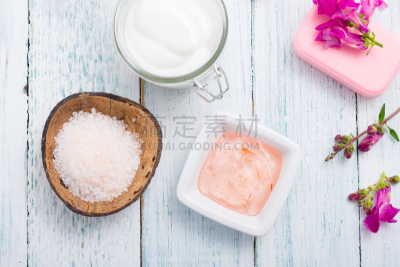 化妆用品,健康保健,品红色,浴盐,怀旧风格,个人卫生用品,丝瓜,苏打水,广口瓶,乡村风格