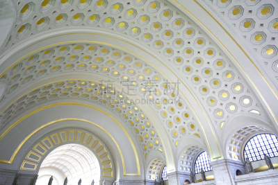 Union Station Washington DC Inside Ceiling USA