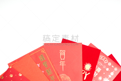 春节,白色背景,新年前夕,红包,性格,小包,新约,商务,黄金,美元符号