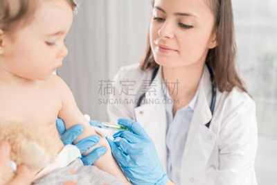 女孩,可爱的,一次性物品,注射器,健康保健工作人员,健康保健,护士,专业人员,部分