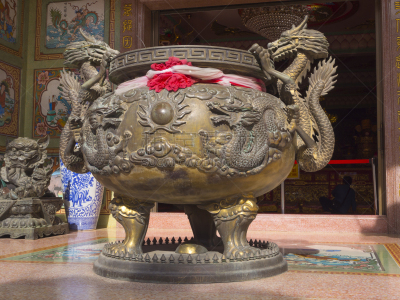 太阳穴,神殿,田园风光,室内,红色,瓷器,顶部,著名景点,在上面