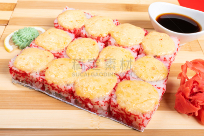 奶酪,寿司,鸭舌帽,菜单,日本食品,米,三文鱼,生鱼片寿司,鱼类,白色
