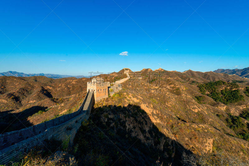 北京,砖,世界遗产,著名景点,小路,植物,夏天,户外,危险,天空