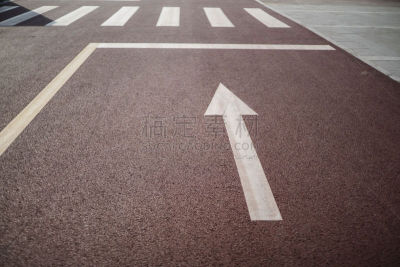 行人交叉路标志,路,空的,安全的,交通,交通箭头标志,图像,斑马线,人行横道,道口标志