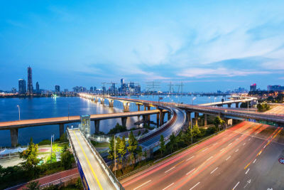 韩国,城市天际线,首尔,商务,照明设备,交通,迅速,现代,著名景点,朝鲜半岛