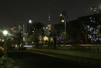 科威特,塔,科威特塔,建筑外部,风景,图像,光轨,波斯湾,无人,户外