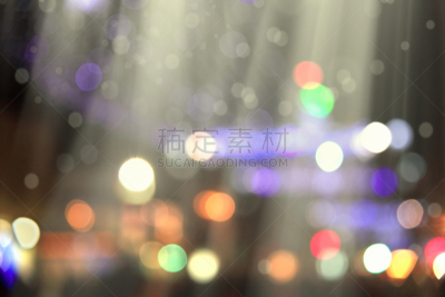 夜晚,城市,路灯,抽象,活力,秘密,暗色,图像处理,华贵,复古风格