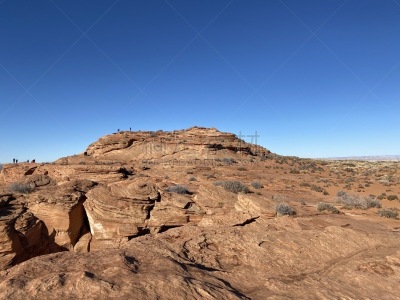 石头,非凡的,风景,u形弯管,水,热,沙岩,著名景点,沙漠,河流