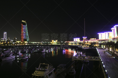 科威特,塔,科威特塔,建筑外部,风景,图像,光轨,波斯湾,无人,户外