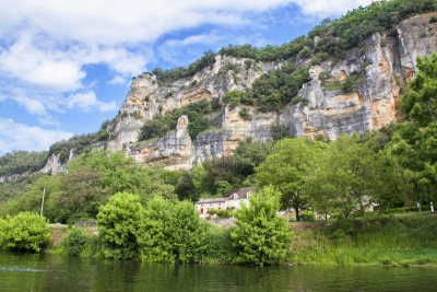 多尔多涅,拉罗克,阿基坦地区,新的,看风景,拉侯克—加吉特城,法国,加内达的萨腊,枝繁叶茂,著名景点
