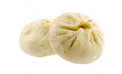 白色背景,中式小笼包,分离着色,白色,有机食品,生食,背景分离,清新,饮食,食品