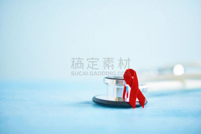 听诊器,背景,艾滋病警示丝带,健康保健,医疗器械,简单,色彩鲜艳,绿松石色,水鸭,社会意识符号