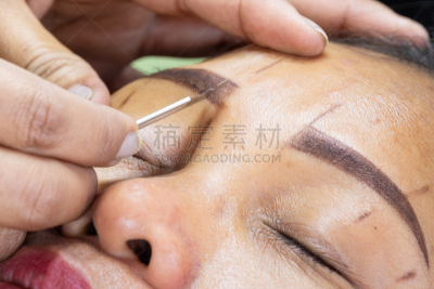 彩妆,永远,水平画幅,手,美容师,人,工具,特写,女人