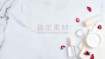 广口瓶,瓶子,润肤露,有机食品,自然,草本,粉色,概念,美,花瓣