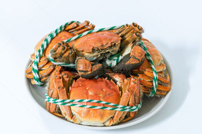螃蟹,贝壳,白色背景,蓝蟹,大闸蟹,上海,活力,淡水蟹,东方食品,蒸菜
