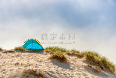 沙丘,海滩,海滩草棚,自然界的状态,自由,梅克伦堡前波莫瑞州,环境,云,草,滨草