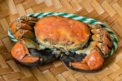 螃蟹,贝壳,白色背景,蓝蟹,大闸蟹,上海,活力,淡水蟹,东方食品,蒸菜