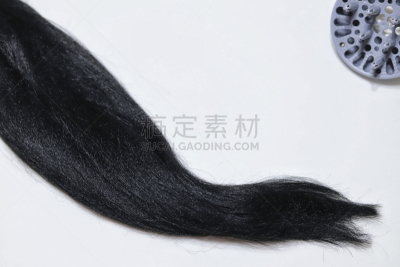 直发器,黑色,白色,吹干头发,背景分离,干衣机,长的,直的,头发,设备用品