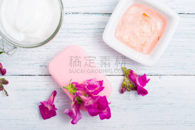 化妆用品,健康保健,品红色,浴盐,怀旧风格,个人卫生用品,丝瓜,苏打水,广口瓶,乡村风格