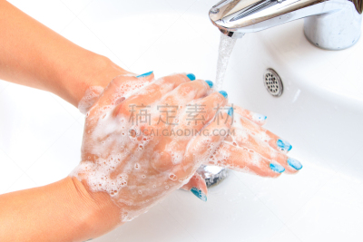 手,水槽,女人,部分,纯净,地下水,饮用水,病毒,医院,人体