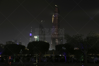 科威特,塔,科威特塔,建筑外部,风景,图像,光轨,波斯湾,无人,户外