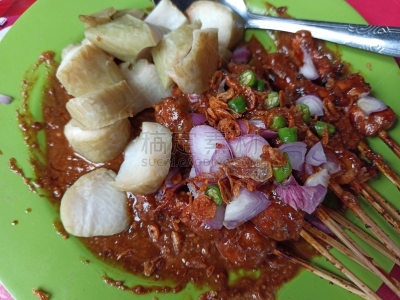 香料,鸡肉沙嗲,马都拉,格子烤肉,传统,食品,米,沙嗲,年糕,主菜