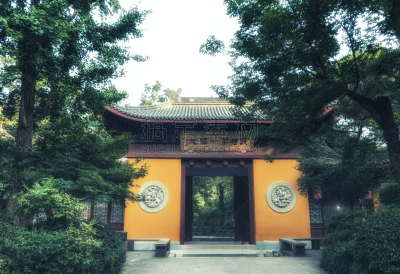 中国,杭州,浙江省,灵隐寺,神,佛,弥勒佛,远古的,著名景点,传统