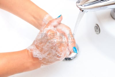 手,水槽,女人,部分,纯净,地下水,饮用水,病毒,医院,人体